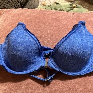 Gilly Hicks Vibrant Blue Lace Bra